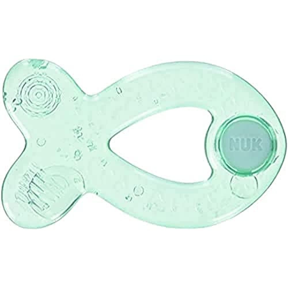 NUK Extra Cool Teether with Cooling and Massage Effect, 3 Months, 1 Piece, Multi-Colour