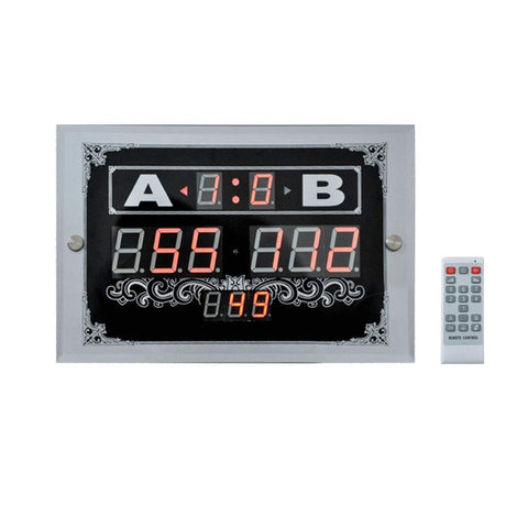 DKULMN Snooker Scoreboard, Digital Billards Powered Electronic Scoreboard with Remote for Billiard Lovers Snooker Game Billiard Score Keeper