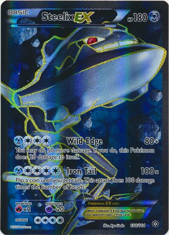 Pokemon - Steelix-EX (108/114) - XY Steam Siege - Holo