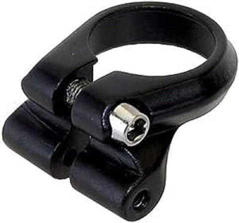 M-Wave 28.6 Mm Seat Post Clamp with Rack Mounts, Black (250848)