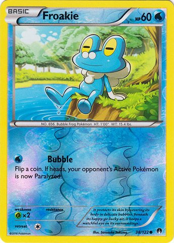 Pokemon - Froakie (38/122) - XY Breakpoint - Reverse Holo