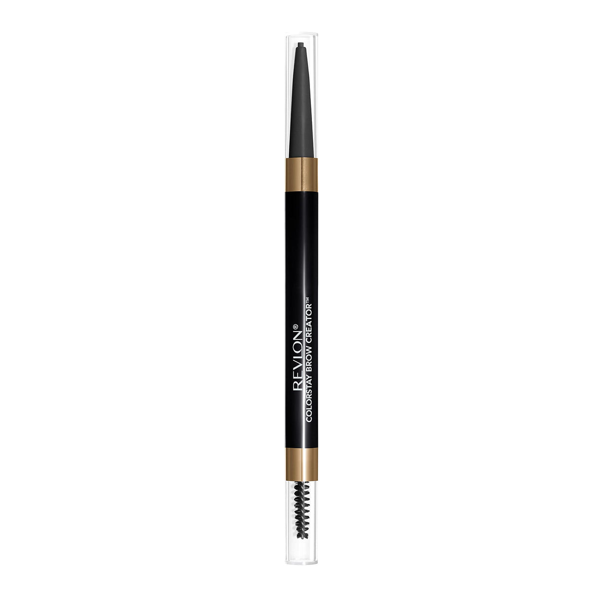 Revlon Colorstay Eyebrow Pencil Creator with Powder & Spoolie Brush to Fill, Define, Sculpt, Shape & Diffuse Perfect Brows, Graphite (645) 0.23 oz