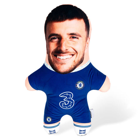 Snugzy Official Chelsea FC Mason Mount Mini Me | Mason Mount Pillow | Chelsea Gifts | Chelsea FC Football Club | Mason Mount Chelsea Cushion