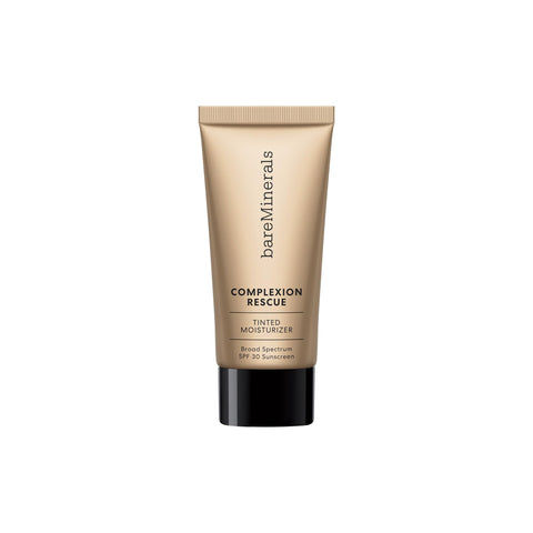 bareMinerals Complexion Rescue Tinted Moisturizer for Face with SPF 30 + Hyaluronic Acid, Hydrating Tinted Mineral Sunscreen for Face, Skin Tint, Vegan, Travel Size