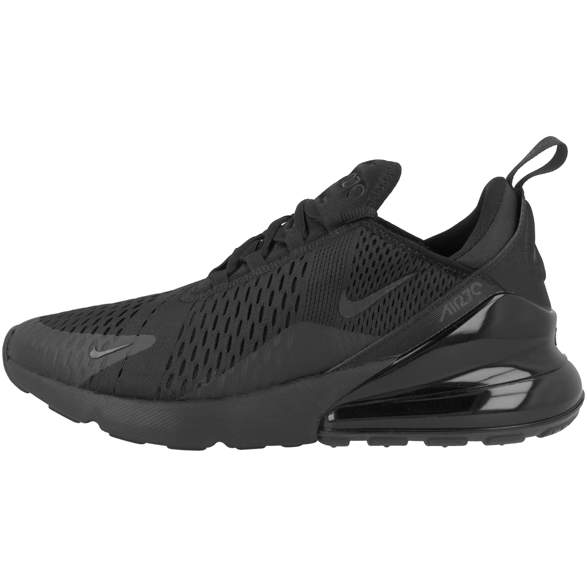 NIKE Men's Air Max 270 Sneaker, Black Black Black Black 005, 7.5 UK