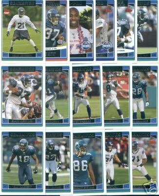 2006 Topps Seattle Seahawks Complete Team Set (15 Cards)