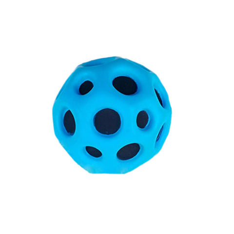 GALER Space Ball with Extreme High Bounce, Bouncy Balls Hole Ball with High Resilience, Mini Bouncing Ball Foam Balls, Space Toys for Kids Party Bag Gifts (Blue)