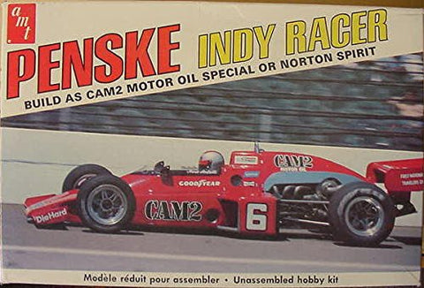 AMT #T261 #6 Cam 2/Norton Spirit Mario Andretti Penske Indy Racer 1:25 Scale Plastic Model Kit Needs Assembly