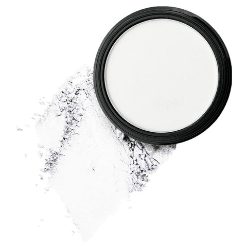 Mysense Matte White Single Eyeshadow Palette, Pressed Powder Eye Shadow Makeup, White Foundation Setting Powder, Smooth High Pigment Long Lasting Vegan & Cruelty Free, 201# White