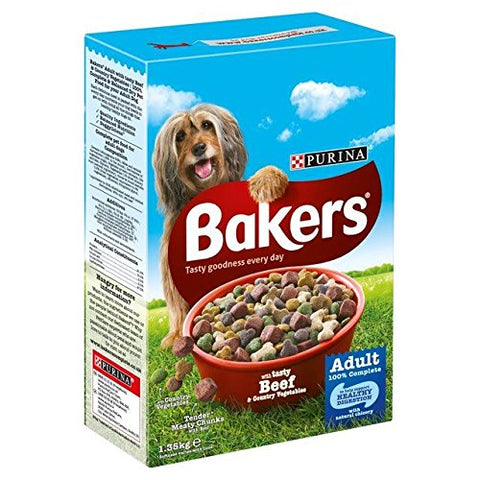 Baker's Adult Dog Beef & Veg Dry Food 1.35kg