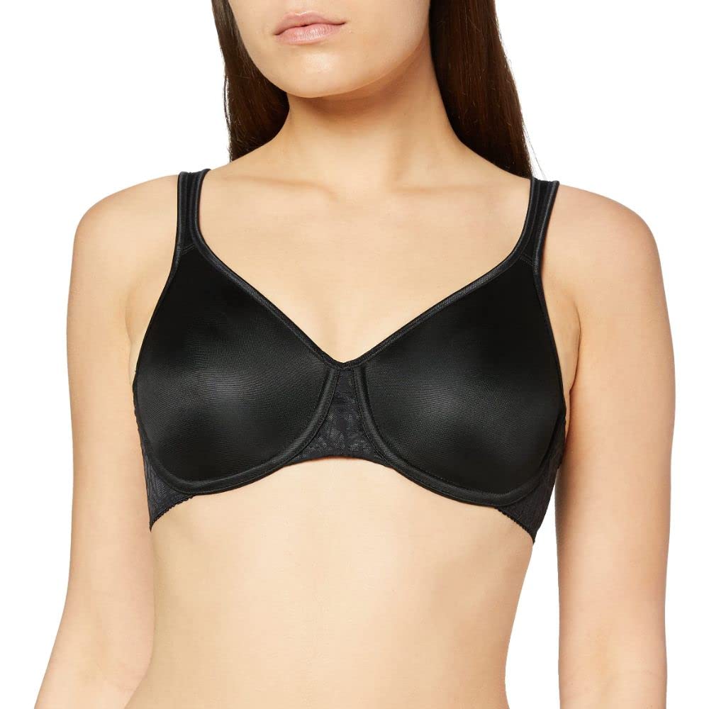 Triumph Comfort Minimizer Bra for Women - Premium Full Coverage Bra with Underwire - Available in Plus Sizes - 36DDD, Black