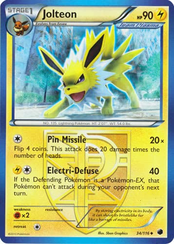 Pokemon - Jolteon (34/116) - Plasma Freeze