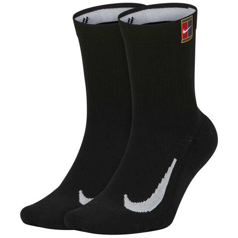 Nike Court Multiplier Cushioned Tennis Crew Socks (2 Pairs)