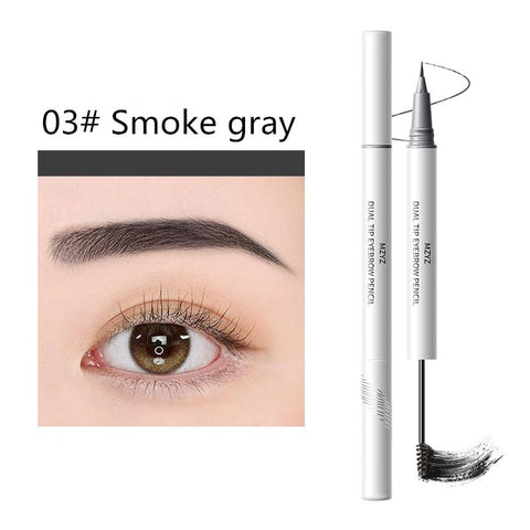 Liquid Brow Pencil, 2-in-1 Extra Fine Brow Pencil & Tinted Brow Styling Gel, Waterproof, All-Day Hold-Fill-Define & Sculpt Brows, Multi-Purpose Brow Pencil Brow Brush