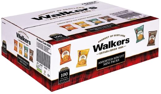 Walkers Assorted Twin Pack Biscuits 100 x 25gm (1 Box)