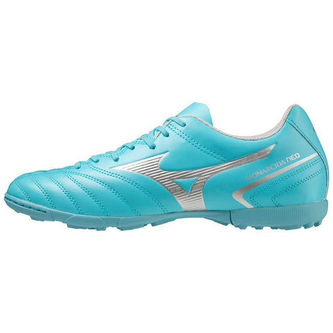 Mizuno Unisex Football Shoe, Blue Curacao Silver, 14 US Women