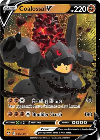 Pokemon - Coalossal 098/185 - Vivid Voltage - Ultra Rare Card