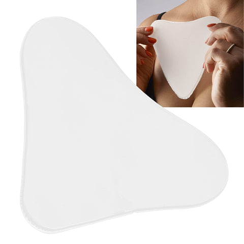 Anti Wrinkle Chest Pads, Reusable T Shaped Silicone Chest Pads, Decollette Chest Pads for Prevent and Eliminate Chest Wrinkles Anti-Aging Pads Women, Treats Scars, Lines, Stretch Marks