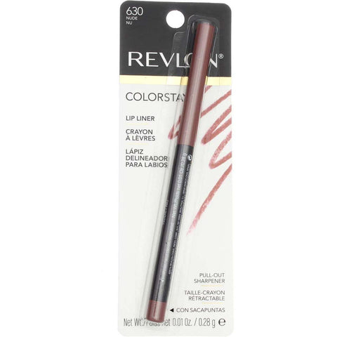 Revlon ColorStay Lip Liner with SoftFlex, Nude [630] 1 ea (Pack of 5)