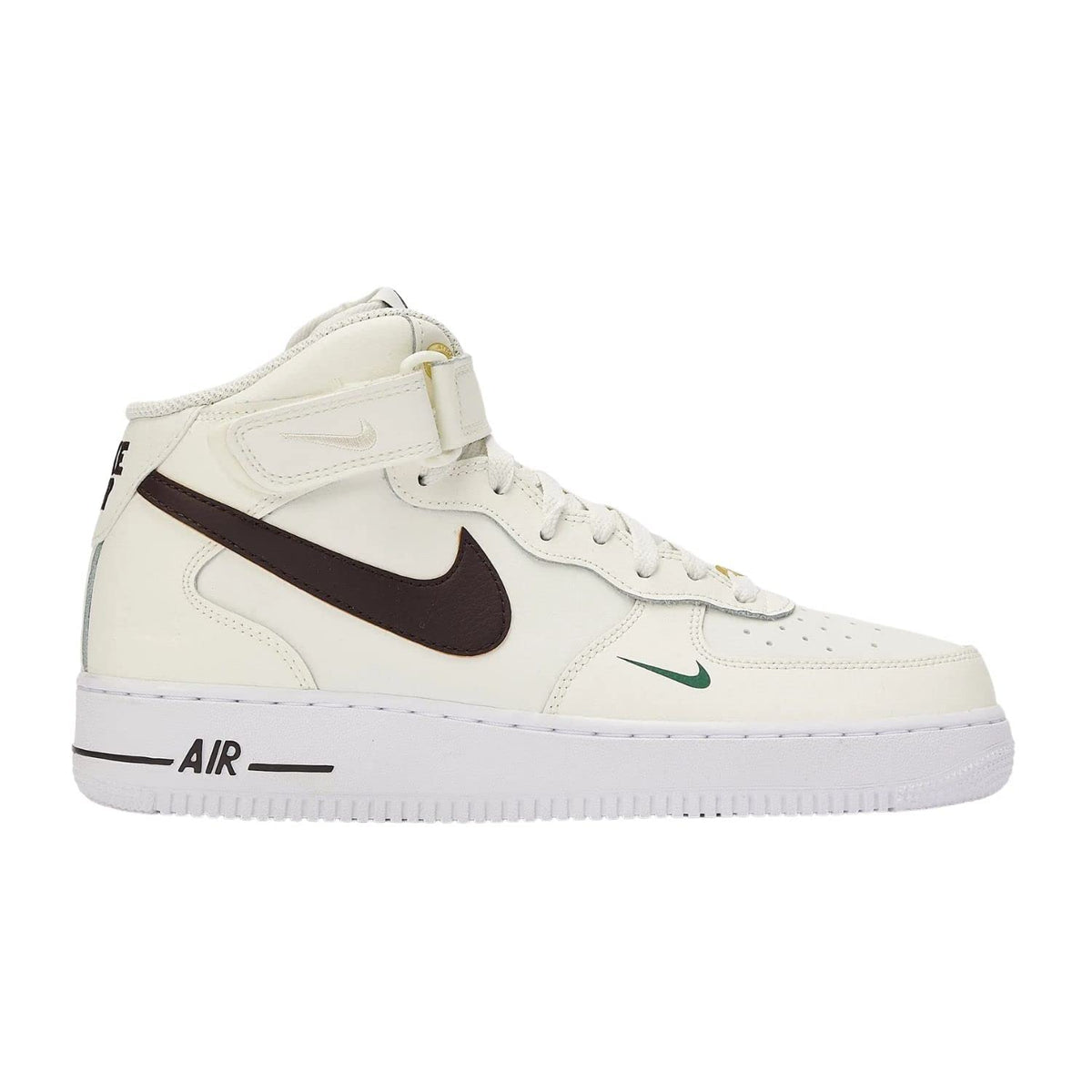 Nike Air Force 1 Mid '07 Lv8, Sail/Brown Basalt-malachite, 13