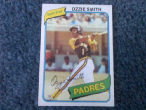 1980 MLB Topps Ozzie Smith Card (Shortstop) # 393! Good Shape! San Diego Padres, St. Louis Cardinals