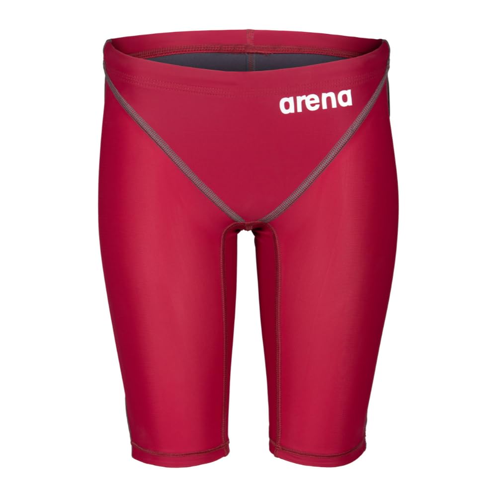 ARENA Boys' Standard Racing Jammer Powerskin ST Next Knee Length Tech Swim Suit, Deep Red