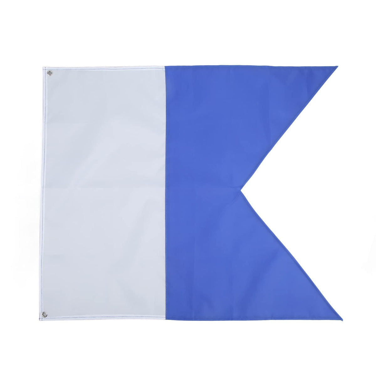 International Diver Flag, Blue and White Polyester Alpha Flag Universal Dive Flag 27.6x23.6 Inch Diving Flag Boat Flag Marker for , Snorkeling, Diving, Underwater Activities