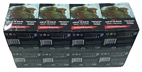 WizKids Dungeons & Dragons - D&D - Icons of The Realms: Rage of Demons Sealed Booster Brick (8 Booster Packs) Miniatures Figures