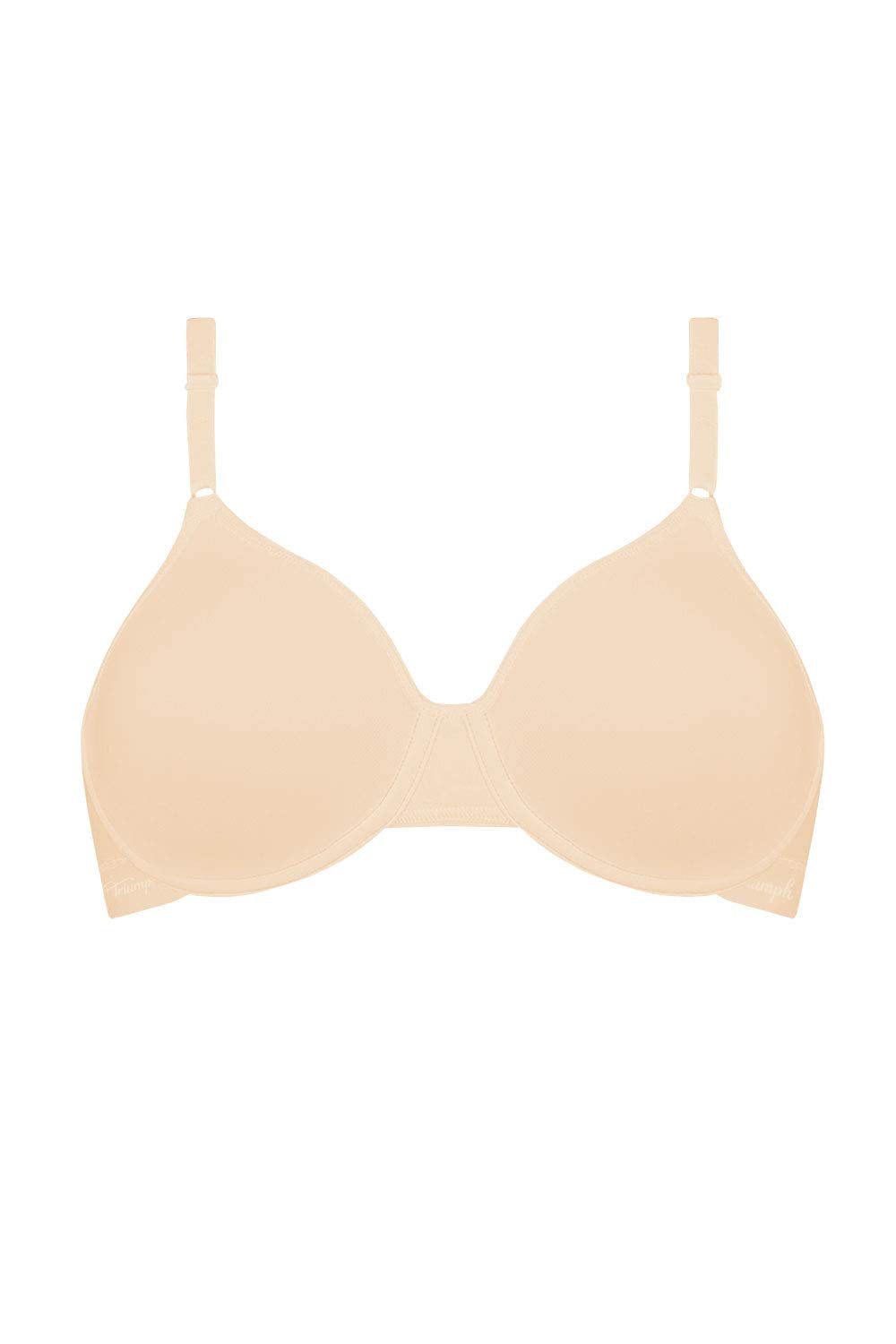 Triumph Womens Micro Fun Non-padded Wired Bra, Nude Beige, 38B UK