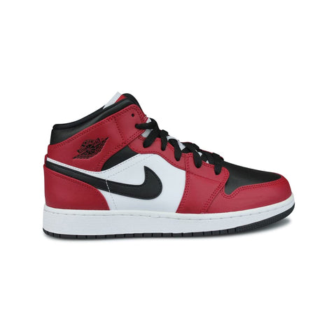 Jordan Youth Air 1 Mid GS 554725 069 Chicago Black Toe - Size 5Y