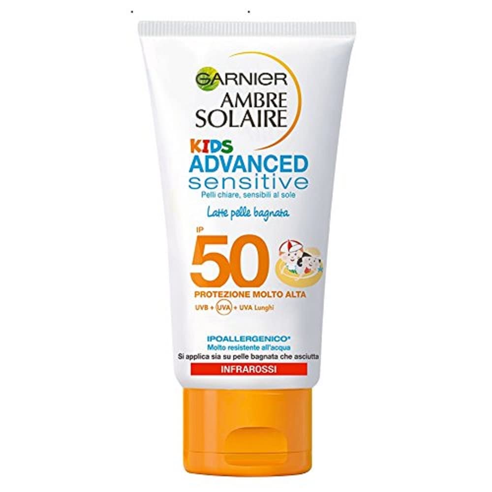 Garnier Ambre Solaire Advanced Sensitive Kids Sun Protection Very High IP50+ Protective Lotion 150 ml