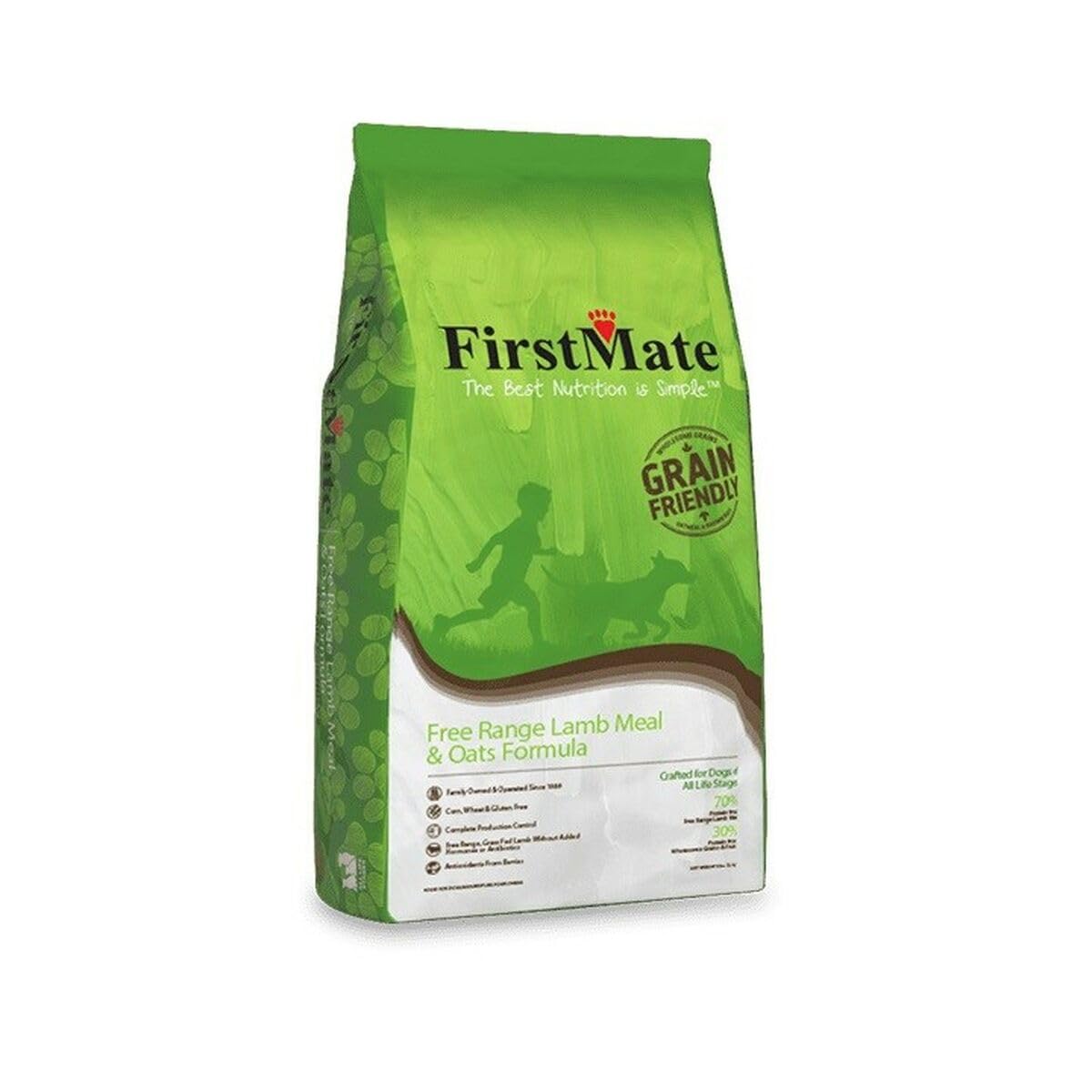 FirstMateÃƒÆ’Ã†â€™Ãƒâ€ Ã¢â‚¬â„¢ÃƒÆ’Ã¢â‚¬Å¡Ãƒâ€šÃ‚Â¢ÃƒÆ’Ã†â€™Ãƒâ€šÃ‚Â¢ÃƒÆ’Ã‚Â¢ÃƒÂ¢Ã¢â€šÂ¬Ã…Â¡Ãƒâ€šÃ‚Â¬ÃƒÆ’Ã¢â‚¬Â¦Ãƒâ€šÃ‚Â¾ÃƒÆ’Ã†â€™ÃƒÂ¢Ã¢â€šÂ¬Ã…Â¡ÃƒÆ’Ã¢â‚¬Å¡Ãƒâ€šÃ‚Â¢ Grain Friendly Free Range Lamb & Oats Formula Dog Food 25 Lbs