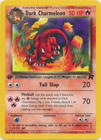 Pokemon - Dark Charmeleon (32) - Team Rocket - 1st Edition