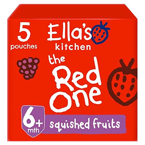 Ellas Kitchen Organic Smoothie Fruits The Red One 5 x 90g