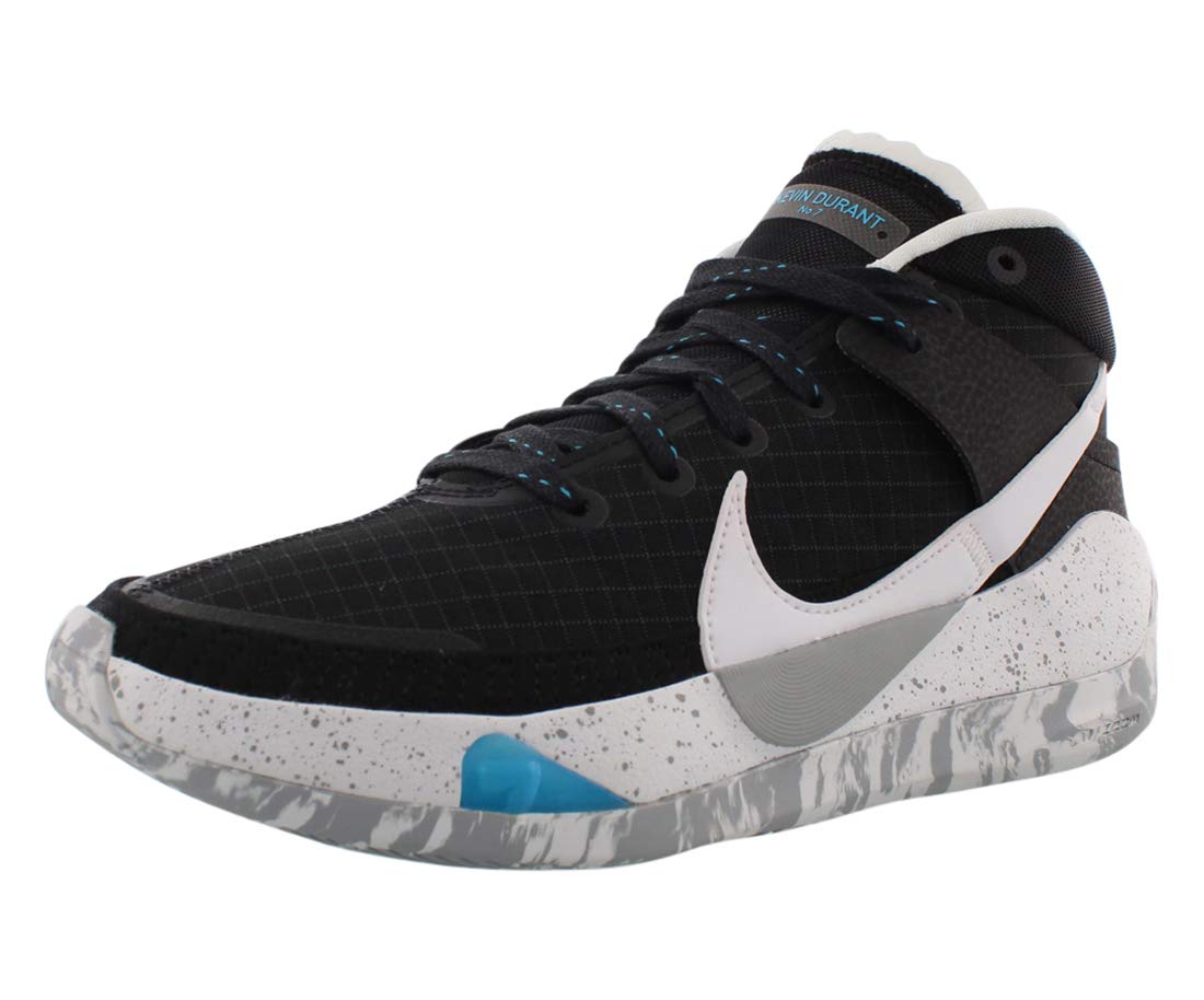 Nike Kd13 Unisex Shoes Size 5, Color: Black/White/Wolf Grey