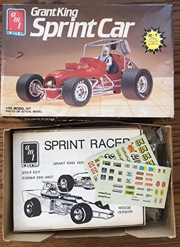 Vintgae 1986 Grant King Sprint Car 1/25 2 in 1 Model Kit