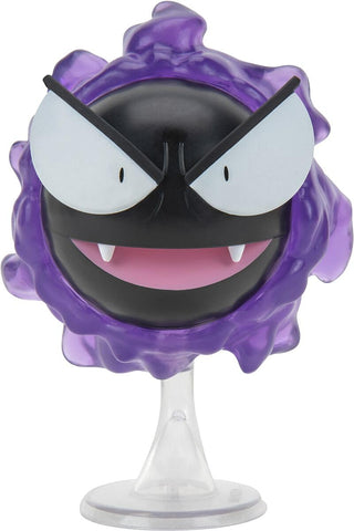 Pokemon Figure Toy 8 cm, Gastly Fantominus - Pokemon Battle Figure New 2024 - Officially Licensed Pokemon Toy