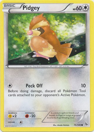 Pokemon - Pidgey (75) - XY Flashfire