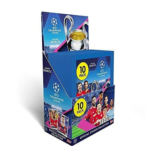 Topps Display 30 Envelopes of: UCL About Stickers T.20/21