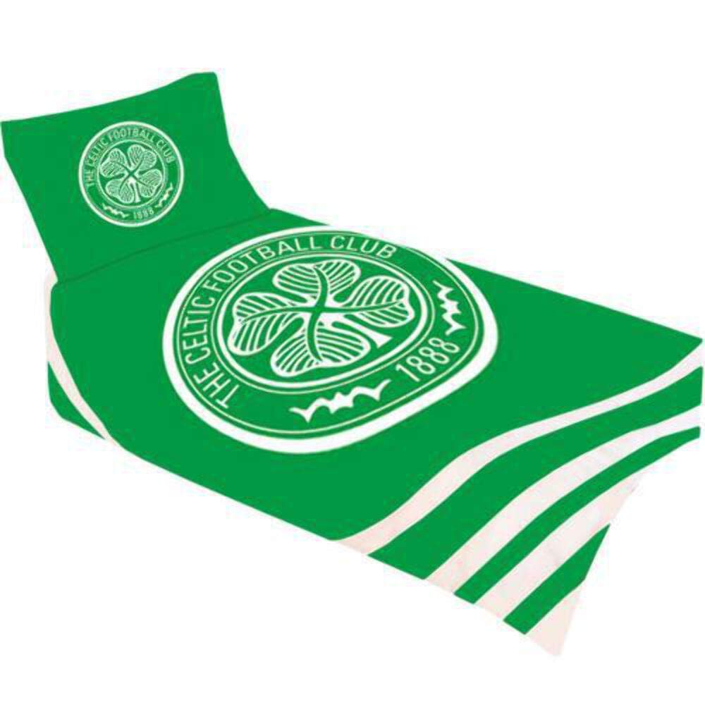 Celtic F.C. Pulse Single Duvet and Pillowcase Set,Green