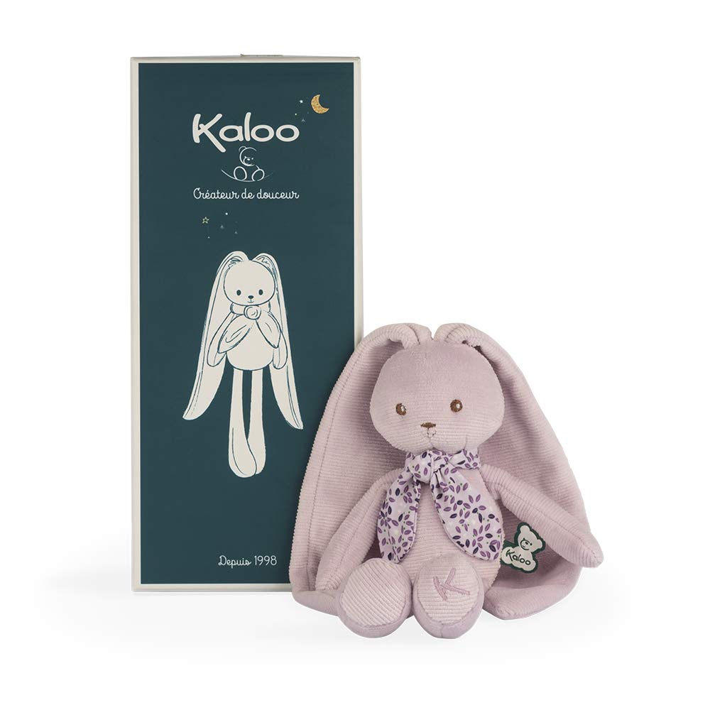 Kaloo Lapinoo My First Friend Corduroy Rabbit - Machine Washable - 10” Tall in Gift Box - Pink Ages 0+ - K969940