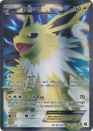 Jolteon-EX - 28a/83 - Full Art Promo - Pokemon Promos