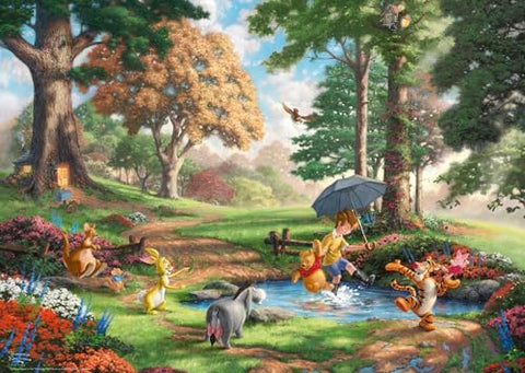 Schmidt Spiele 59689 Thomas Kinkade, Disney, Winnie The Pooh, 1000 Piece Jigsaw Puzzle