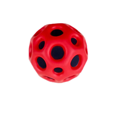 GALER Space Ball with Extreme High Bounce, Bouncy Balls Hole Ball with High Resilience, Mini Bouncing Ball Foam Balls, Space Toys for Kids Party Bag Gifts (Red)