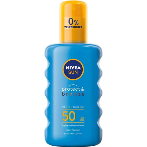 Nivea Protect and Bronze Sun Spray SPF50, 200 g