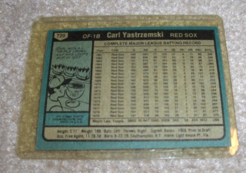 1980 Topps Carl Yastrzemski #720 MLB Baseball Card