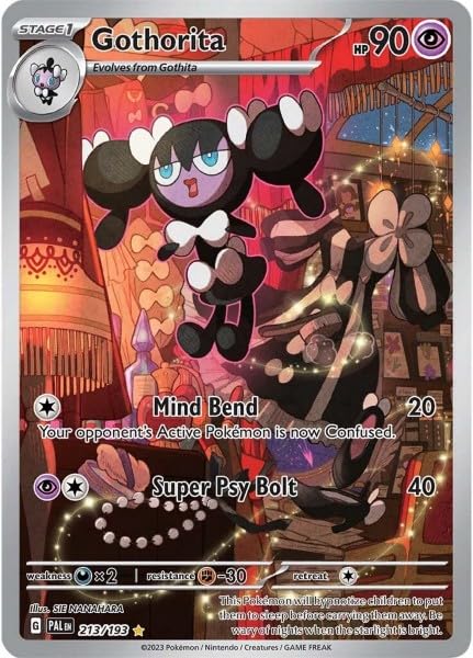 Pokemon - Gothorita/193 - Paldea Evolved - Illustration Rare - Alternate Art Card