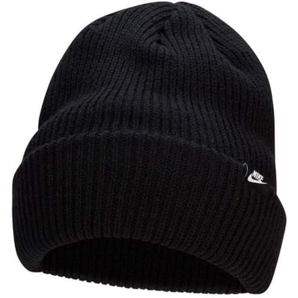 NIKE FB6526-010 U NK Peak Beanie SC FUT L Hat Unisex Adult Black Size 1SIZE