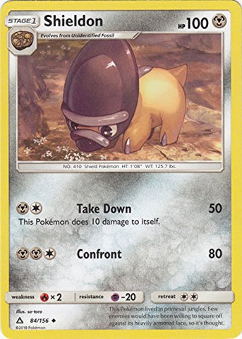 Pokemon - Shieldon - 84/156 - Uncommon - Sun & Moon: Ultra Prism