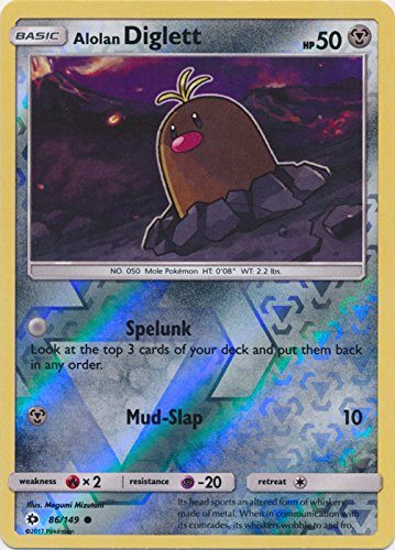 Pokemon - Alolan Diglett - 86/149 - Common - Reverse Holo